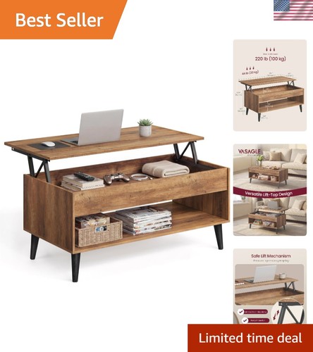 Lift top coffee table - top,